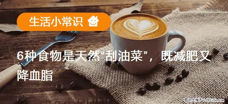 【生活小常识】6种食物是天然“刮油菜”,既减肥又降血脂 - 鄂州生活资讯 - 鄂州28生活网 ez.28life.com